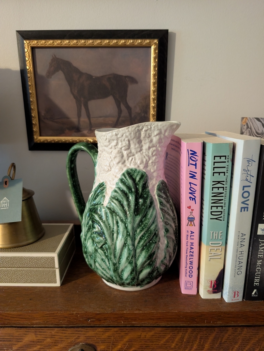 Jay Willfred Ceramic Cabbage Pitcher - Vintage‎